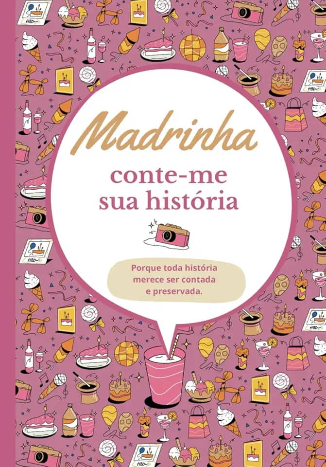 Madrinha conte-me sua história: Caderno de memórias para partilhar | Presente original para a melhor das madrinhas | Para todas as ocasiões: aniversários, Natal... (Portuguese Edition)