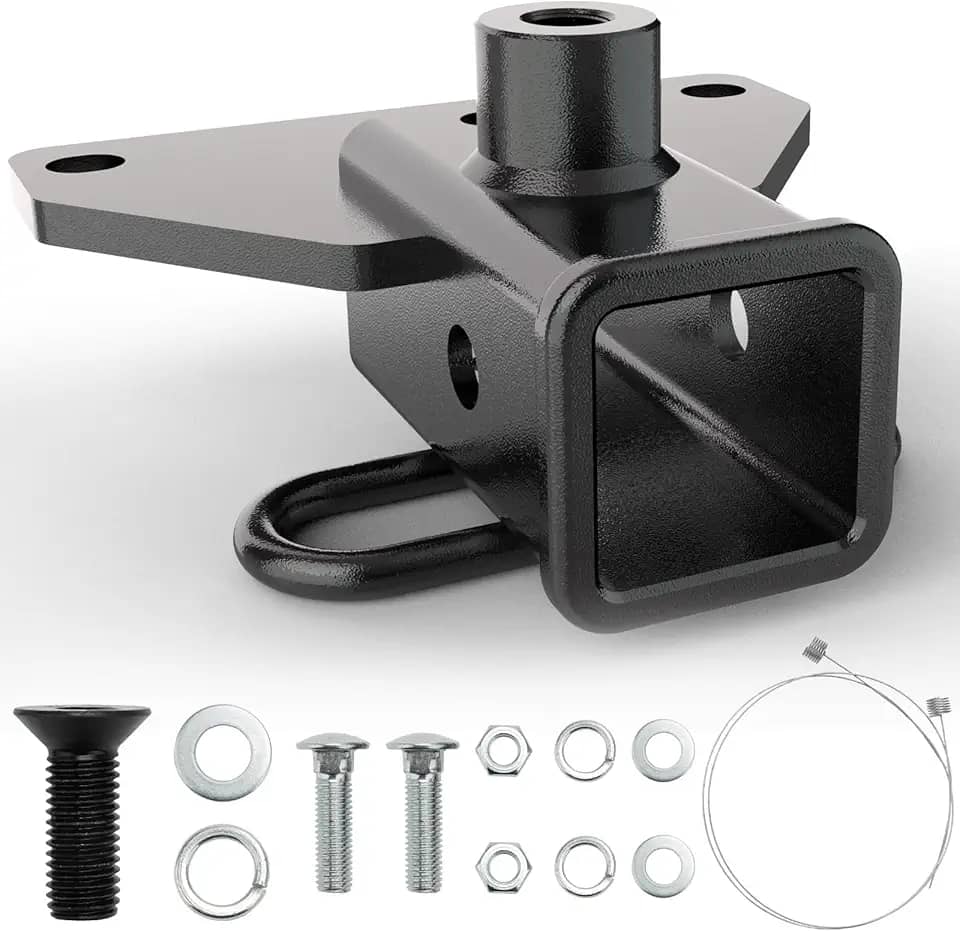 JERBOR Engate de reboque classe 3 resistente para Jeep Gladiator JT 2020-2024, engate de reboque de 5 cm adequado para Jeep Gladiator JT 2020 2021 2022 2023 2024 (precisa de instalação profissional)