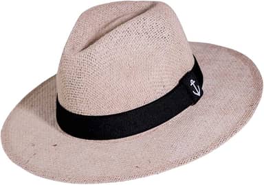 Chapéu Juta 100% Natural Estilo Australiano Panamá com Faixa Proteção Moda Social Mangalarga Fazendeiro