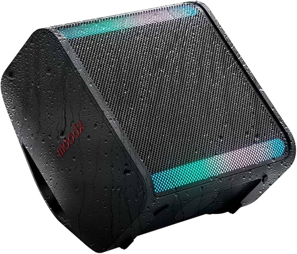 Caixa de Som LG XBOOM Stage 301, 240W, Bluetooth, IPX4, bateria 12h, Bass Boost, luzes LED, entrada óptica e USB