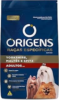 Origens Ração Seca Para Cães Adultos Raças Específicas Yorkshire/Maltês/Spitz Sabor Frango 1Kg