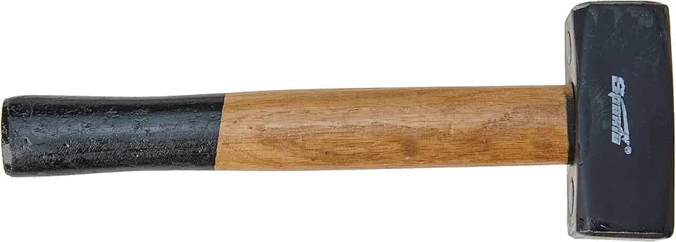 MARRETA QUADRADA, AÇO FORJADO, 1000 G, CABO EM MADEIRA//SPARTA