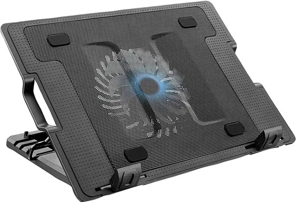 Base Cooler Vertical para Notebook Preto Multi - AC166