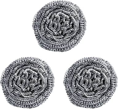 Esponja de aço inox brilho 3 Peças - Simplo