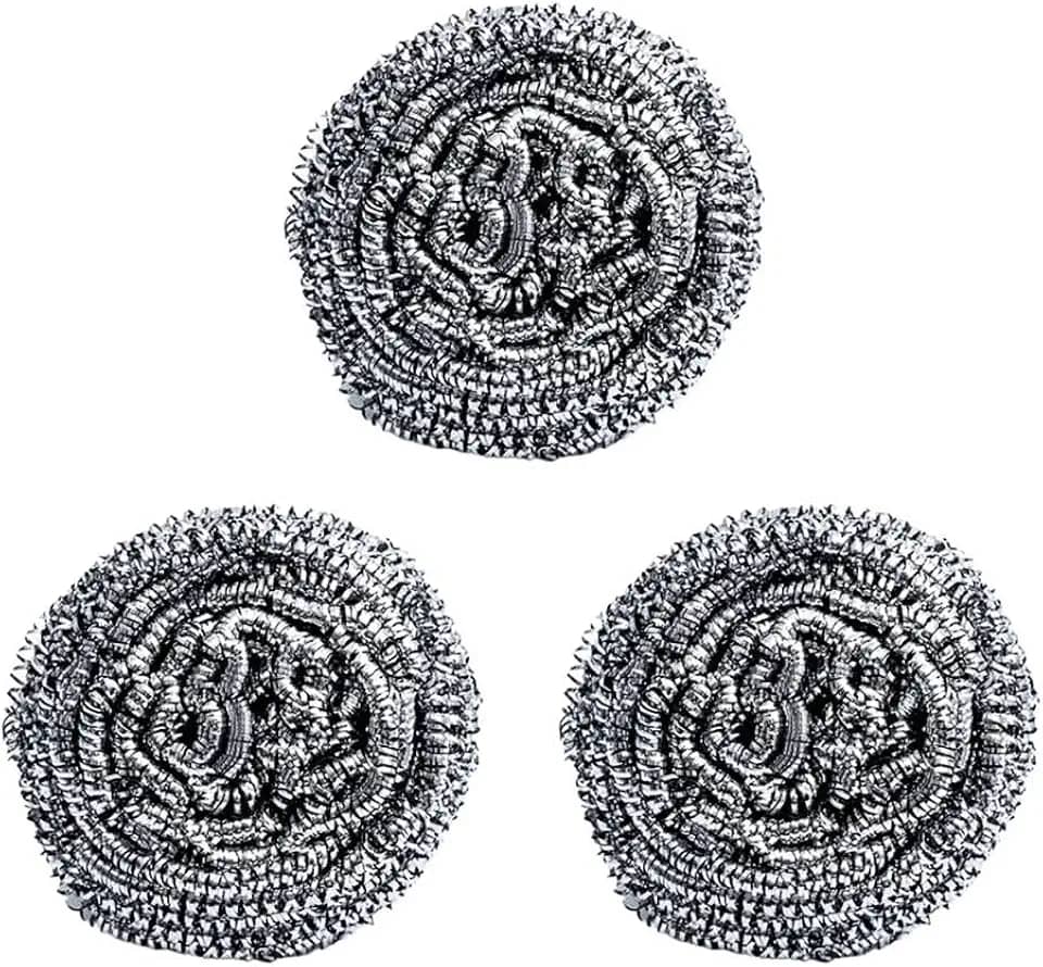 Esponja de aço inox brilho 3 Peças - Simplo