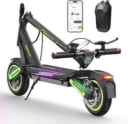 HONEYWHALE E9MAX-N Patinete Elétrico Adulto, 650W Scooter Eletrica, 40KM Autonomia Máxima, 32KM/H Velocidade máxima, Patinete Juvenil com Dupla Suspensão,120KG Capacidade de Carga