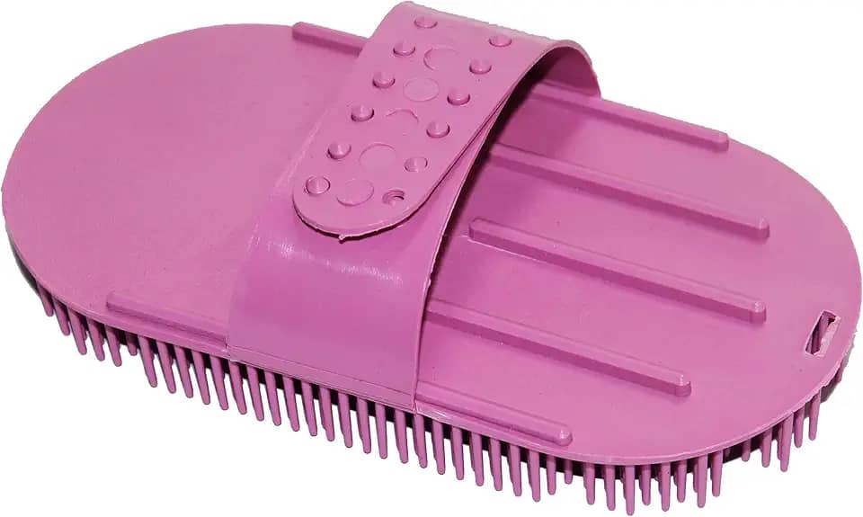 Tudo Pet Escova com Alça Regulável para Cães, (cores sortidas)