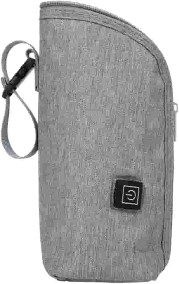 Almencla Aquecedor de mamadeira Aquecedor de mamadeira USB Compacto Isolado Bolsa para leite materno Aquecedor de mamadeira para carro Creche Viagem