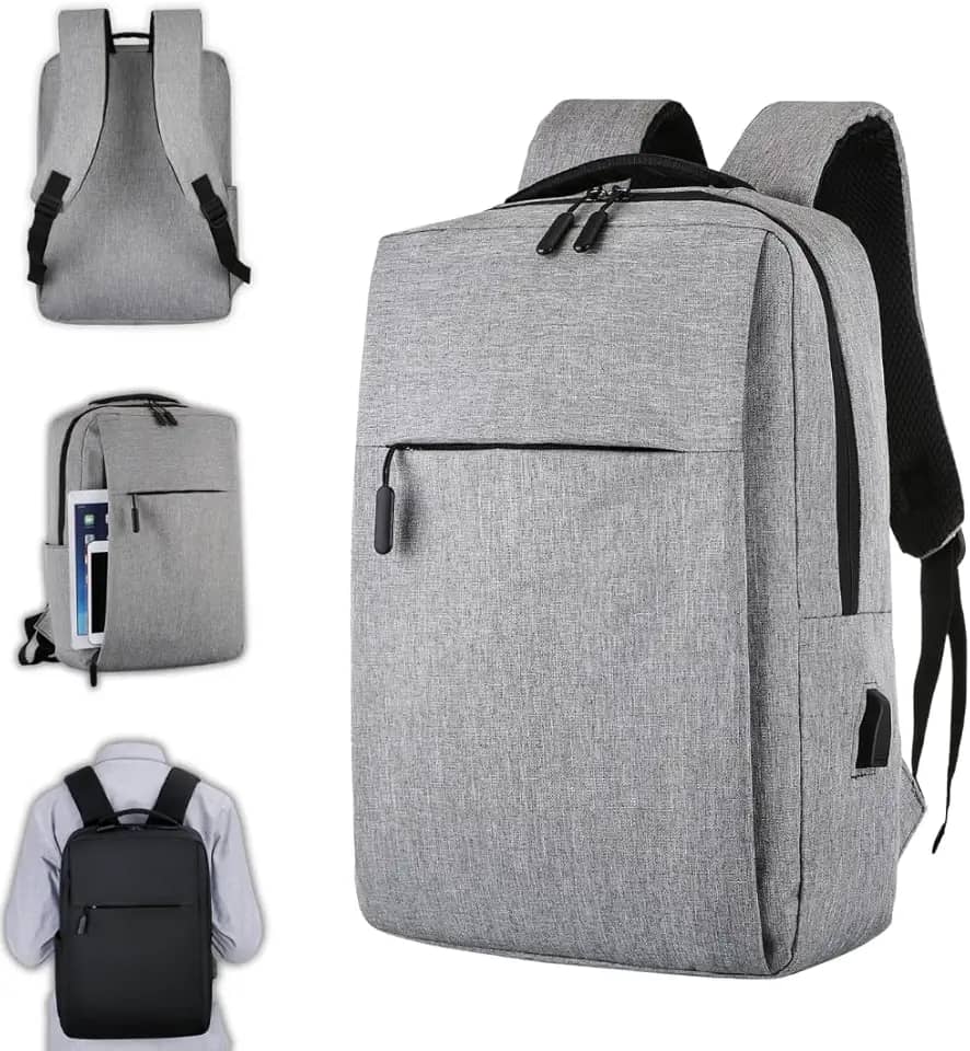 Mochila Executiva Notebook Slim Faculdade Trabalho Viagem Passeio Reforçada com Porta USB 15,6'' | Marca Izal®
