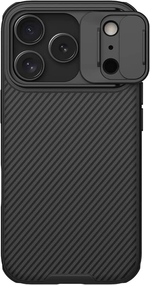 Capa Anti Impacto Nillkin Modelo Camshield Pro Compatível com iPhone 17 Pro (Preto)