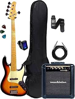 Baixo Tagima Tw73 5 Cordas Sunburst + Acessórios