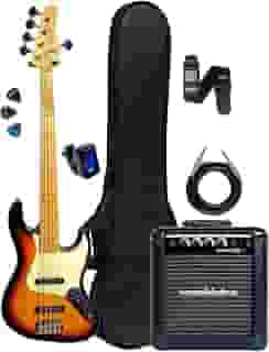 Baixo Tagima Tw73 5 Cordas Sunburst + Acessórios