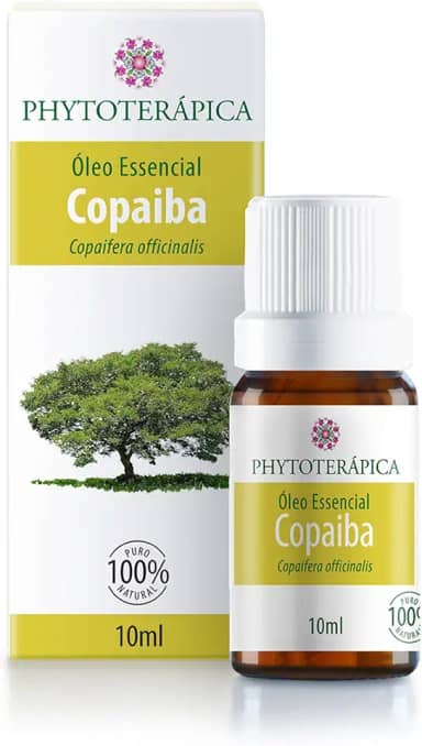 PHYTOTERAPICA - Óleo Essencial Copaíba - Fragrâncias Para Difusor, Umidificador e Massagem - 100% Puro e Natural - 10ml