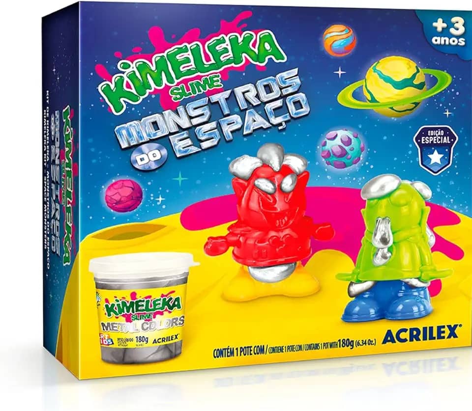 Kimeleka Slime Monstros Do Espaco, Acrilex