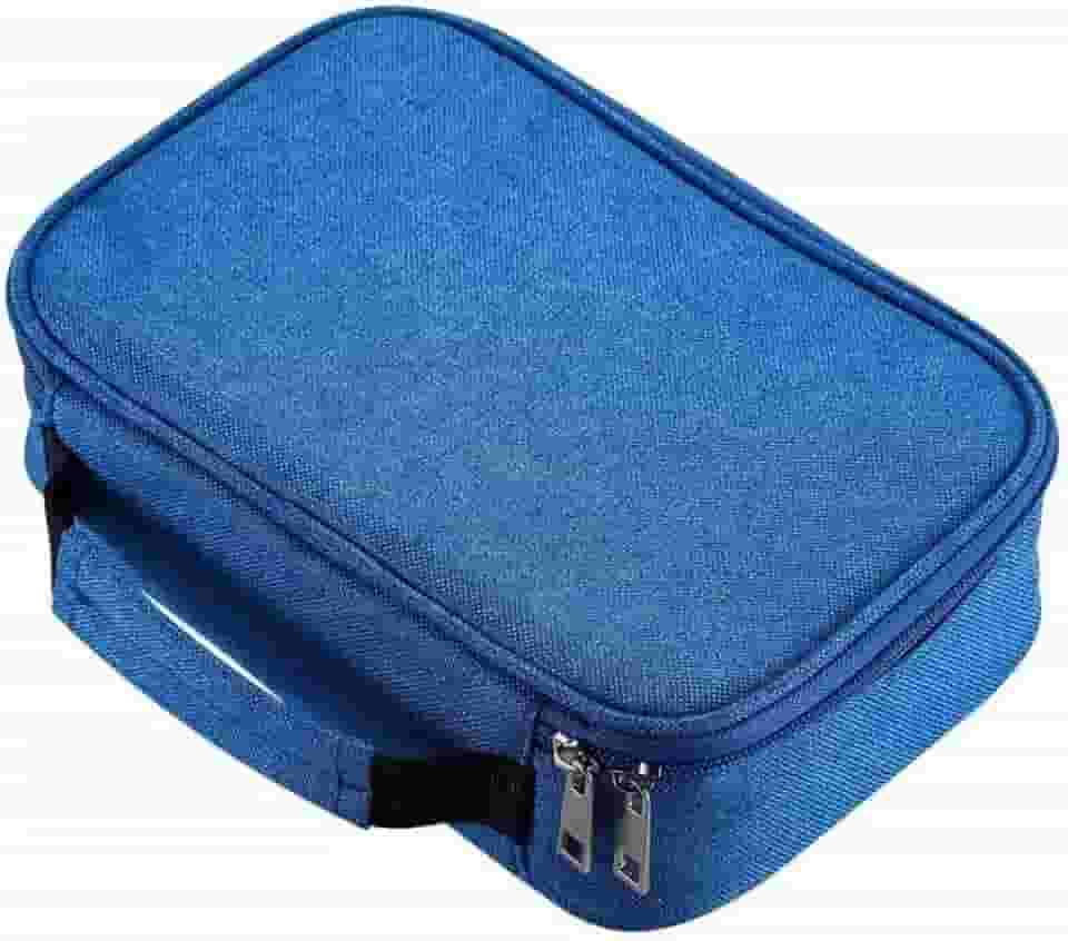 Estojo BOX escolar de grande capacidade armazenamento 100 Pens Impermeável (Azul)