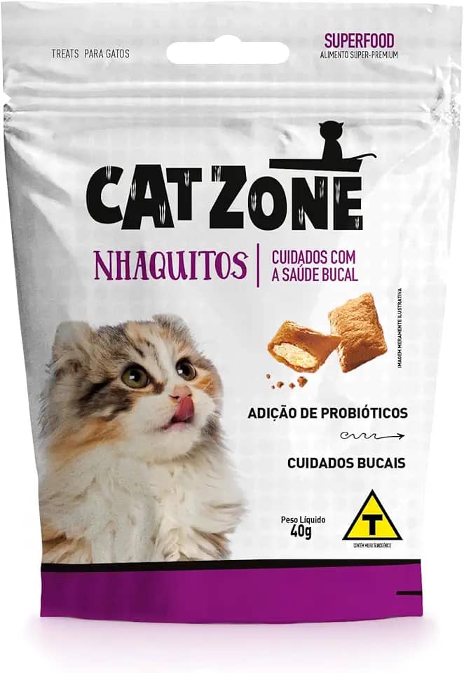 CAT ZONE PETISCOS NHAQUITOS - 40g