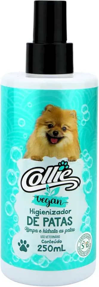 Collie Vegan Higienizador De Patas Para Cães E Gatos Collie 250Ml Transparente