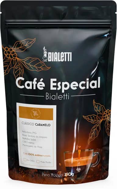 Bialetti Café Especial em Grãos Bourbon Classico Caramelo 250g