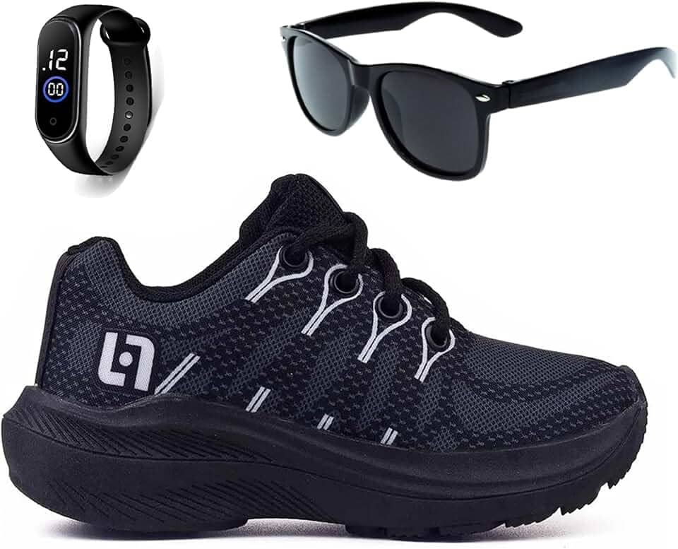 Tenis Infantil De Amarrar Meninos Leve Desenhos LIGHT + Oculos Relogio