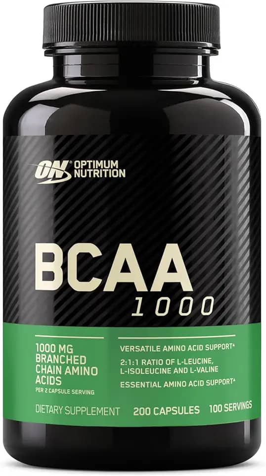 BCAA Mega-Size 1000 (200 Caps), Optimum Nutrition