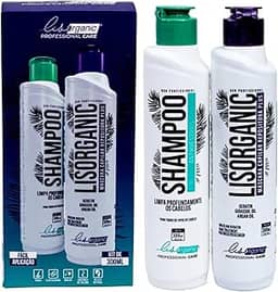 Kit Semi Definitiva Lisorganic 0% Formol 2x300ml - Escova Inteligente