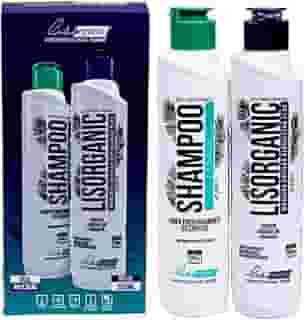 Kit Semi Definitiva Lisorganic 0% Formol 2x300ml - Escova Inteligente