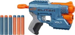 Nerf Elite 2.0 Volt SD-1 Lançador Nerf Elite com mira luminosa, porta-dardos e 6 dardos de espuma, brinquedo para meninos e meninas, para crianças acima de 8 anos