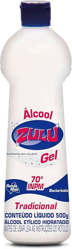 Zulu Álcool Gel Tradicional 500G