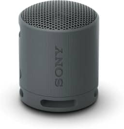 Sony SRS-XB100 Alto-falante portátil sem fio Bluetooth leve e supercompacto, extradurável, IP67, à prova d'água e à prova de poeira, bateria de 16 horas, alça versátil e chamadas sem as mãos, preto