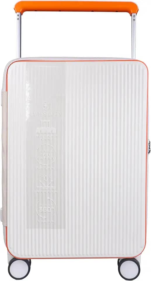 Mala de bordo viagem 10 kg em PC com compartimento para notebook e porta USB