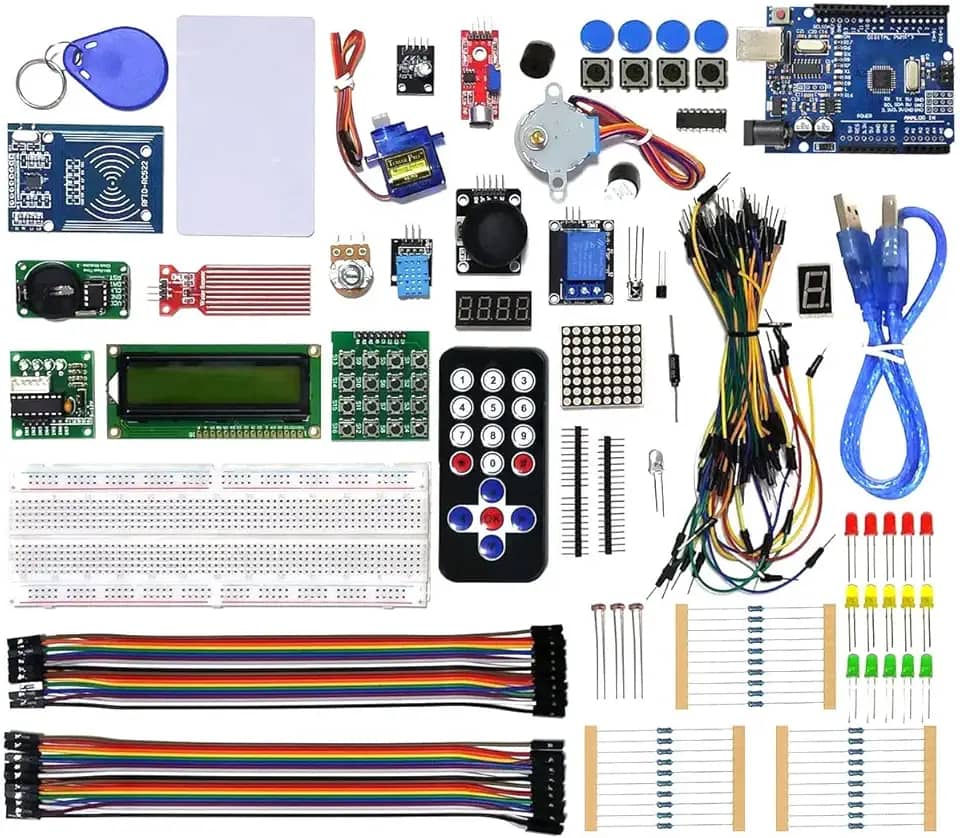 Mega Kit Robótica Para Arduino Uno e + 200 pcs com Tutorial