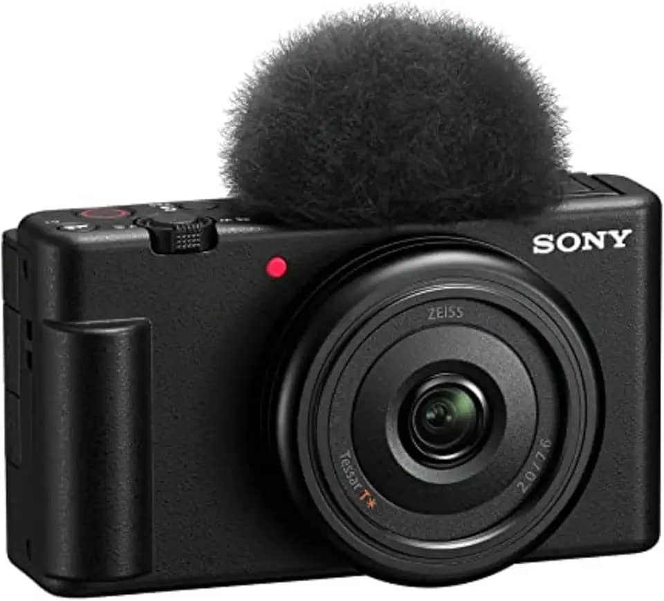 Sony Câmera Vlog ZV-1F para criadores de conteúdo e vloggers preta