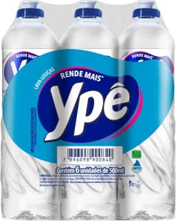 Ypê Pack Detergente Coco 500ml (6 unidades)