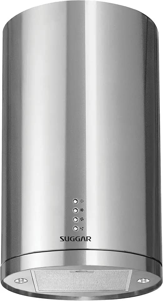 SUGGAR COIFA ILHA REDONDA QUARTZO INOX 35CM 220V TP3522IX
