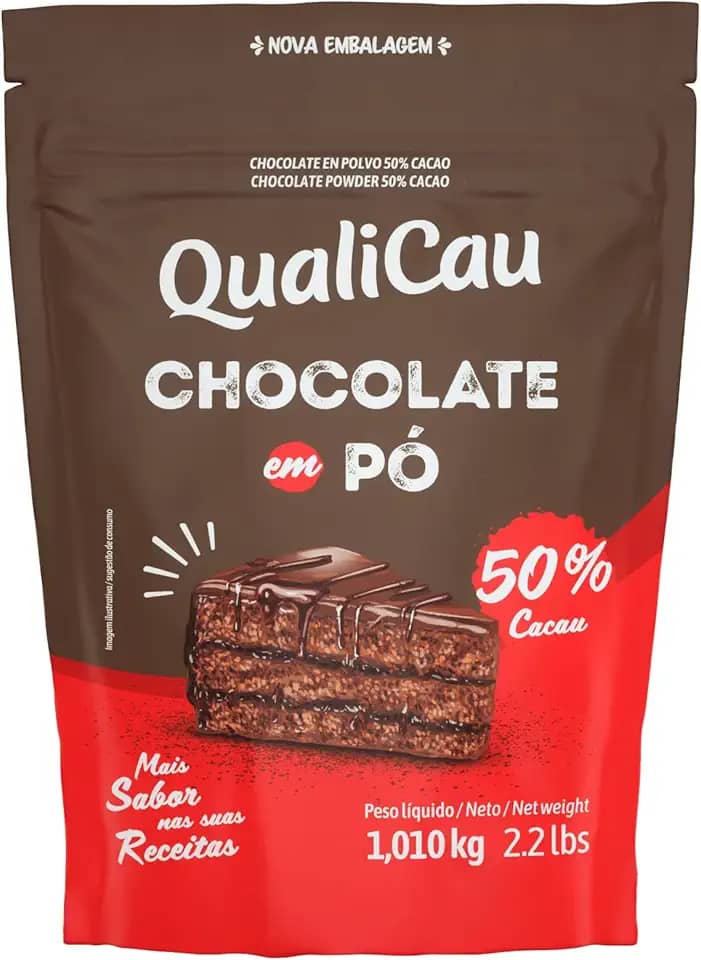 Qualicau Chocolate Em Pó 50% 1 010Kg