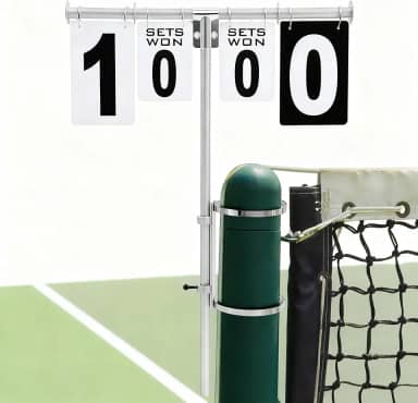 Marcador de pontuação de tênis compatível com a maioria dos conjuntos de placar para voleibol, basquete, atividades ao ar livre