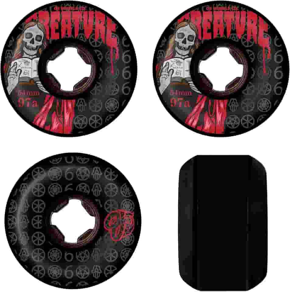 OJ Rodas de skate The Book of Bloodsuckers Black Hardline 97a de 54 mm