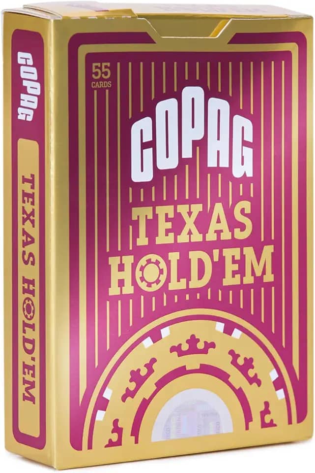 Baralho Poker Texas Hold´em Naipe Grande - Vermelho - Copag