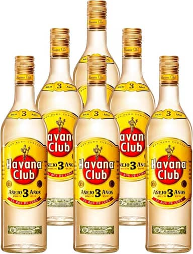 Rum Havana Club Añejo 3 anos 700ml 6 Unidades