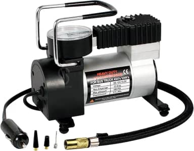 Compressor De Ar Portátil 12v Até 100 psi Carro Moto Bola