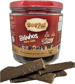 Petisco Carne Bifinho Dog Peti para Cães Super Premium 1kg (Carne)