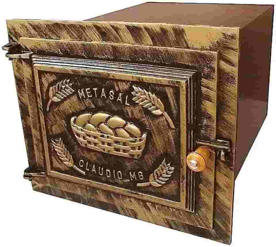 Forno Pesado Para Fogão A Lenha Ouro N05 0,90mm 50x35x30cm