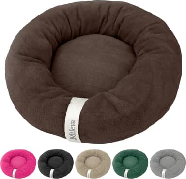 Cama De Gato Caminha Nuvem Ninho Pet Soft Redonda 50cm (Tabaco)