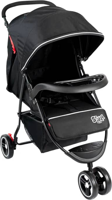 Carrinho De Bebê 3 Rodas Passeio até 15kgs Styll Baby
