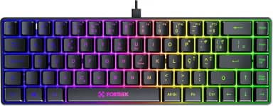 Teclado Gamer Fortrek Fearless 65 Compact Preto