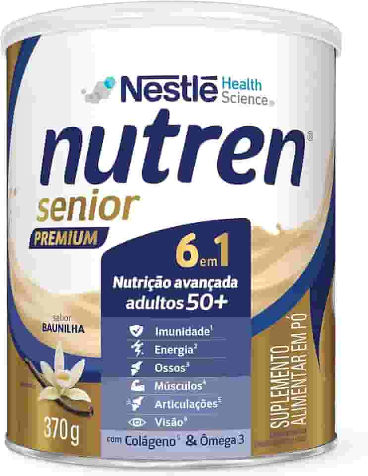 Nutren Suplemento Alimentar Senior Premium Baunilha 370G
