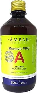 Ambar Monovit Pro A, Shampoo Fortalecedor Capilar, Aloe Vera e Queratina, 500ml