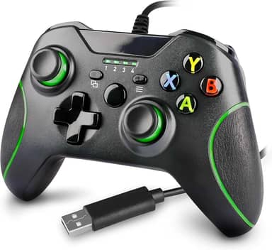 Tubarão Stores Controle Com Fio Compatível Com Xbox One, Controle Remoto Com Fio Atualizado para Xbox One/S/X/PC Windows.