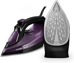 Philips Walita Roxo Ferro a Vapor Série 5000 - Vapor contínuo até 45 g/min - SteamGlide Plus - Jacto de vapor até 180 g - 2000W (DST5030/80), 220v