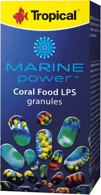 MARINE POWER CORAL FOOD LPS GRANULAT - alimento com algas e crustáceos para corais e peixes pequenos - Pote 70g